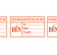 DẤU CÔNG VĂN ĐẾN